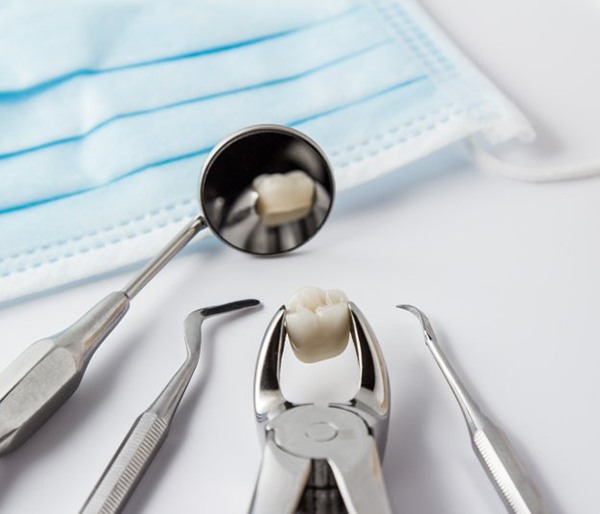 Dental tools used for tooth extractions in Flint