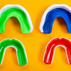 Colorful mouthguards