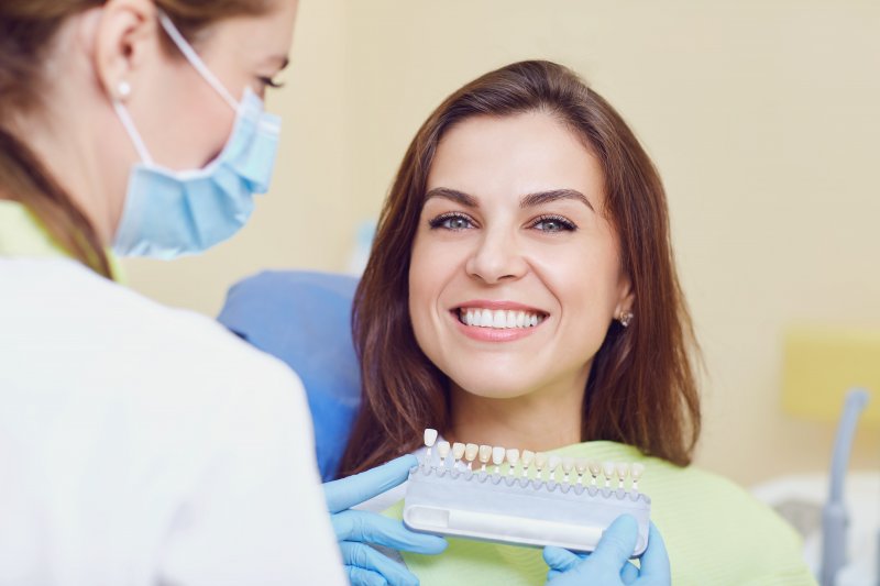 girl smiling at dentist